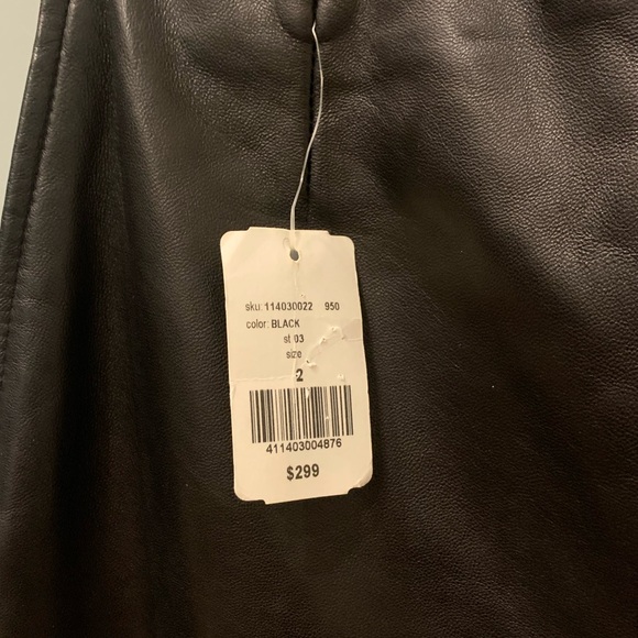 Danier leather straight leg pants new w tags - Picture 3 of 4